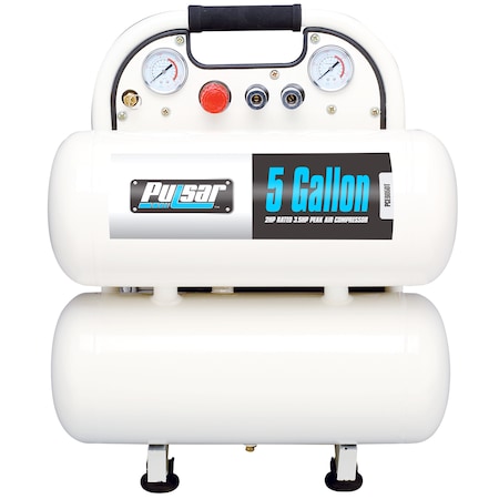 Pulsar 5 Gallon Twin Tank Portable Air Compressor PCE6050T